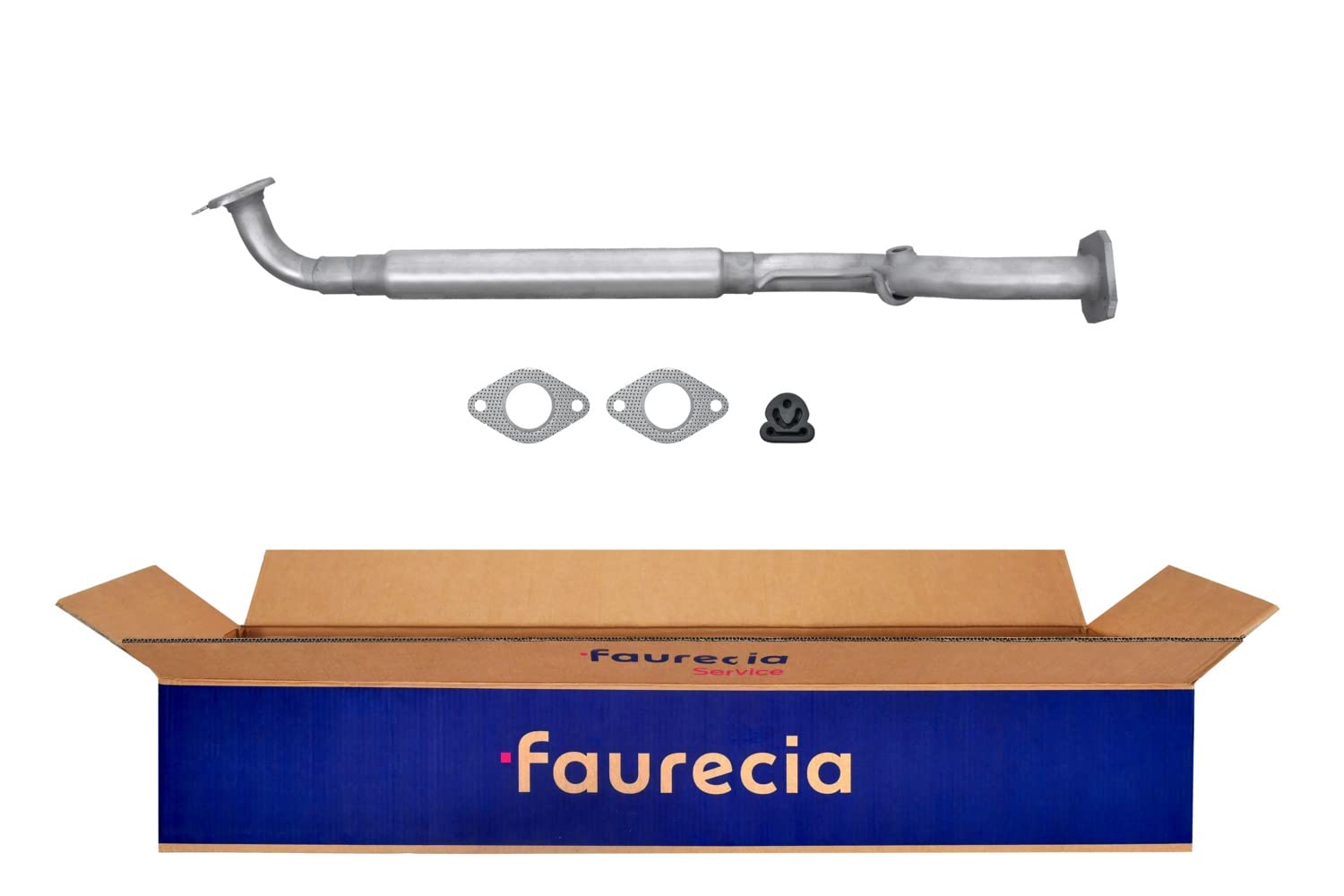 HELLA 8LA 366 001-011 Abgasrohr - Easy2Fit® Kit - vorne - einteilig - Set mit Anbauteilen - für u.a. NISSAN ALMERA II von Hella