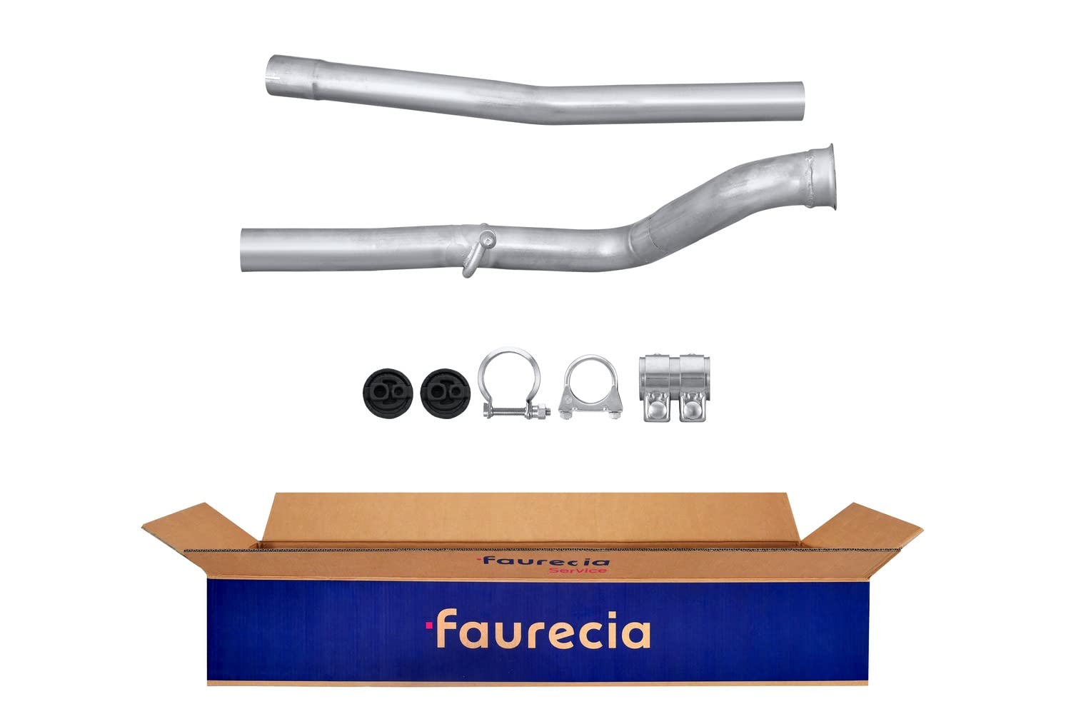 HELLA 8LA 366 007-351 Reparaturrohr, Katalysator - Easy2Fit® Kit - zweiteilig - Set mit Anbauteilen - für u.a. PEUGEOT 406 HELLA 8LA 366 007-351 Reparaturrohr, Katalysator - Easy2Fit® Kit - zweiteilig - Set mit Anbauteilen - für u.a. PEUGEOT 406 von Hella