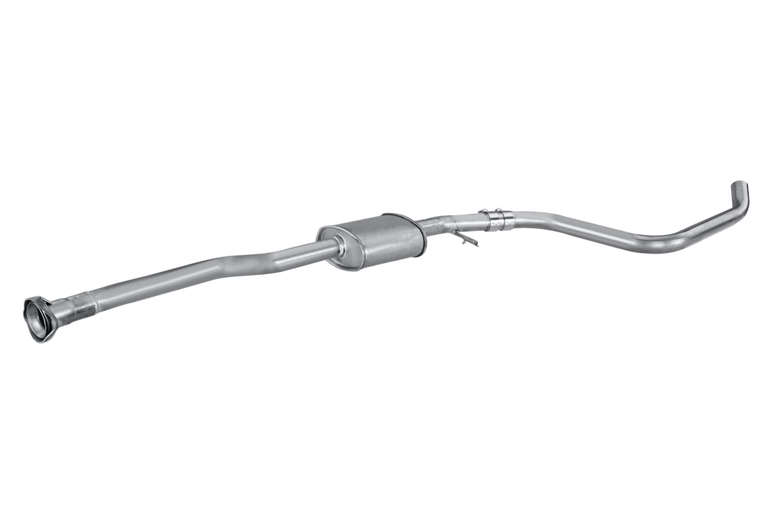 HELLA 8LC 366 024-011 Mittelschalldämpfer - Easy2Fit® Kit - mitte - dreiteilig - Set mit Anbauteilen - für u.a. FORD ESCORT V von Hella