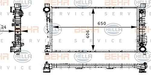 HELLA 8MK 376 714-334 Kühler, Motorkühlung von Hella