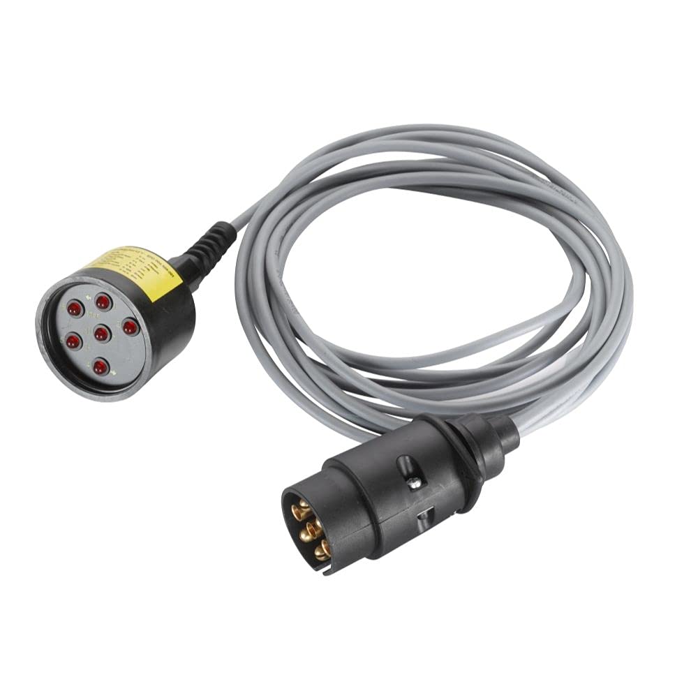 HELLA Prüfgerät, Anhängersteckdose - 12V - 7-polig - Länge: 5m - DIN/ISO: 1724 - mit LED Anzeige - 8PD 004 509-001 HELLA Prüfgerät, Anhängersteckdose - 12V - 7-polig - Länge: 5m - DIN/ISO: 1724 - mit LED Anzeige - 8PD 004 509-001 von Hella