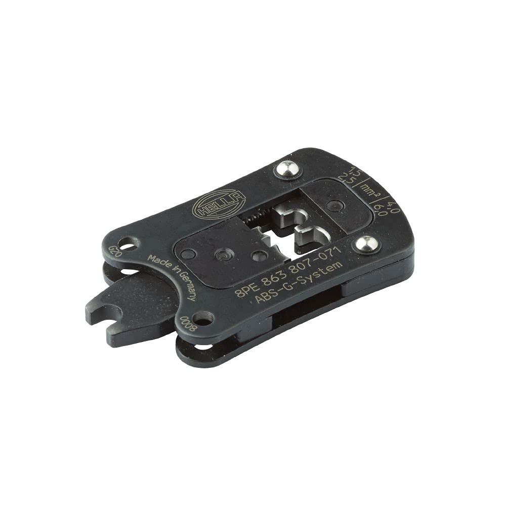 HELLA 8PE 863 807-071 Crimpzangeneinsatz - Metall - schwarz - Tool head ABS-G HELLA 8PE 863 807-071 Crimpzangeneinsatz - Metall - schwarz - Tool head ABS-G von Hella