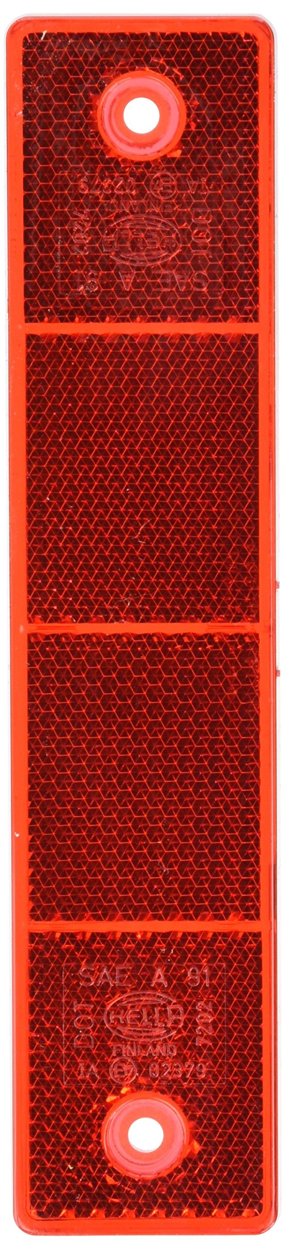 HELLA 8RA 002 023-001 Rückstrahler - Lichtscheibenfarbe: rot - eckig - Anbau/geschraubt - hinten HELLA 8RA 002 023-001 Rückstrahler - Lichtscheibenfarbe: rot - eckig - Anbau/geschraubt - hinten von Hella