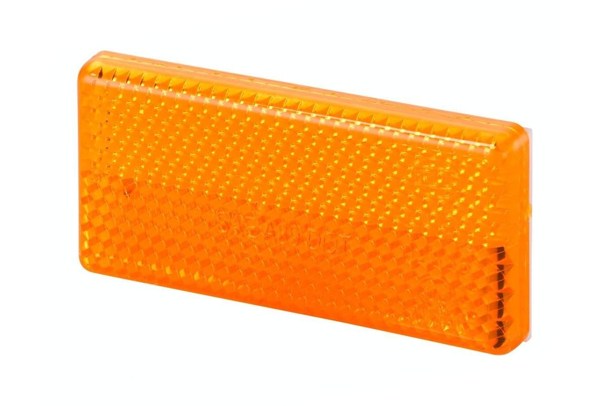 HELLA 8RA 004 412-001 Rückstrahler - Lichtscheibenfarbe: gelb - geklebt HELLA 8RA 004 412-001 Rückstrahler - Lichtscheibenfarbe: gelb - geklebt von Hella