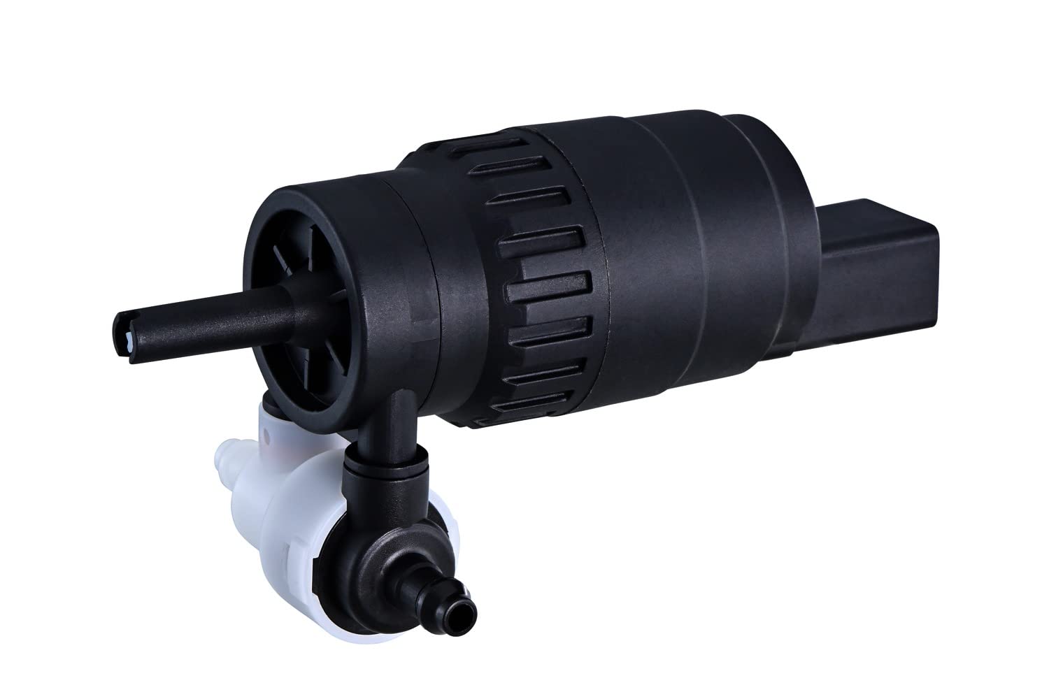 HELLA 8TW 006 849-241 Waschwasserpumpe, Scheibenreinigung - 12V - elektrisch - Dualpumpe - Steckergehäuseform: oval, Schwarz HELLA 8TW 006 849-241 Waschwasserpumpe, Scheibenreinigung - 12V - elektrisch - Dualpumpe - Steckergehäuseform: oval, Schwarz von Hella