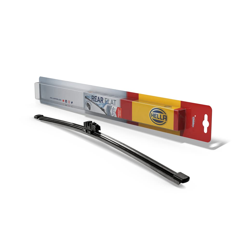 HELLA 9XW 358 179-111 Rear Flat Scheibenwischer - RF11 - Flachblatt-Wischer - für Links-/Rechtslenker - 11" - 275mm - hinten - Menge: 1, keine HELLA 9XW 358 179-111 Rear Flat Scheibenwischer - RF11 - Flachblatt-Wischer - für Links-/Rechtslenker - 11" - 275mm - hinten - Menge: 1, keine von Hella