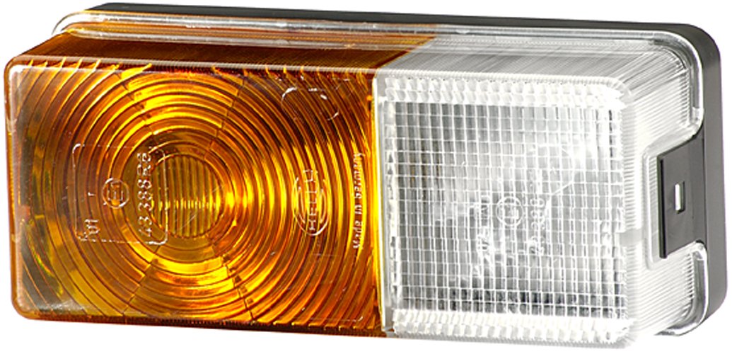 HELLA 2BE 002 582-031 Blinkleuchte - Halogen - 12V - Anbau/geschraubt - Stecker: Flachstecker - links/rechts - Menge: 1 HELLA 2BE 002 582-031 Blinkleuchte - Halogen - 12V - Anbau/geschraubt - Stecker: Flachstecker - links/rechts - Menge: 1 von Hella