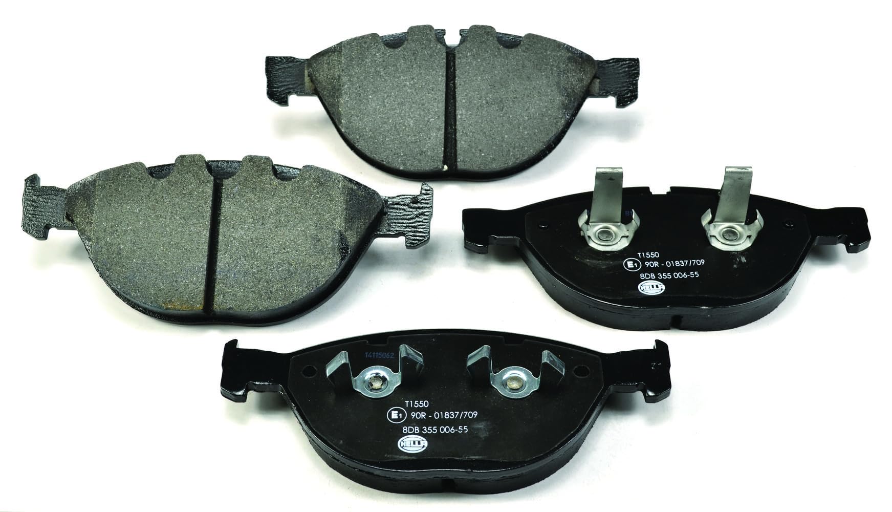 HELLA PAGID 8DB 355 006-551 Bremsbelagsatz - T1550 - Dicke/Stärke: 20.8mm - Bremssystem: Teves - für Verschleißwarnanzeiger vorbereitet - für u.a. BMW / ROLLS-ROYCE HELLA PAGID 8DB 355 006-551 Bremsbelagsatz - T1550 - Dicke/Stärke: 20.8mm - Bremssystem: Teves - für Verschleißwarnanzeiger vorbereitet - für u.a. BMW / ROLLS-ROYCE von Hella