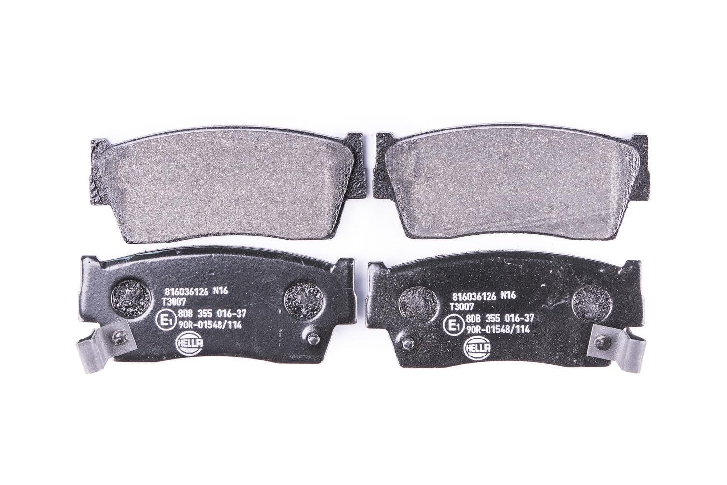 HELLA Bremsbeläge vorne - mit akustischer Verschleißwarnung - vier Bremsbeläge pro Set - T3007 - für u.a. SUZUKI - 8DB 355 016-371 HELLA Bremsbeläge vorne - mit akustischer Verschleißwarnung - vier Bremsbeläge pro Set - T3007 - für u.a. SUZUKI - 8DB 355 016-371 von Hella