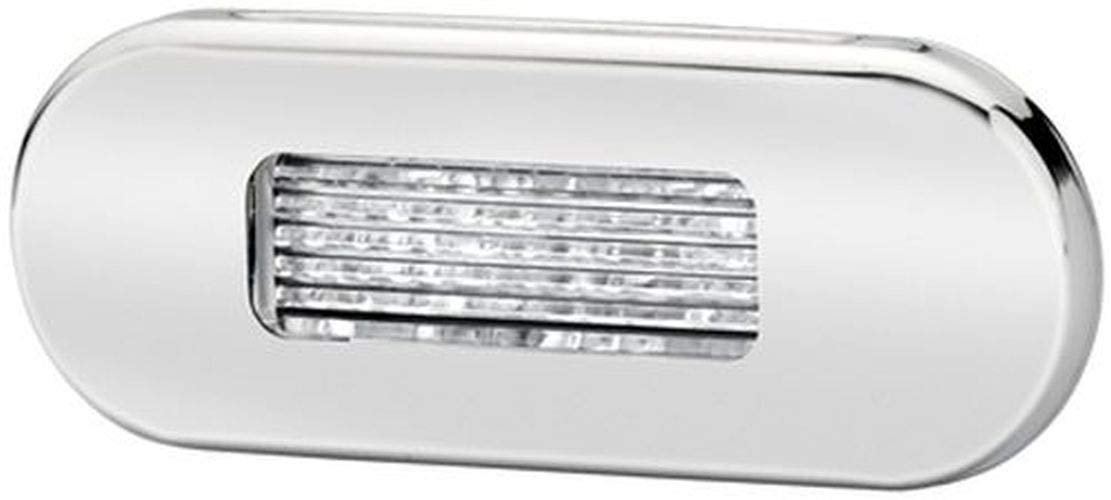 HELLA Einstiegsleuchte - LED - 12V / 24V - Einbau - ECE - Lichtscheibenfarbe: glasklar - LED Lichtfarbe: blau - 2XT 959 680-612 HELLA Einstiegsleuchte - LED - 12V / 24V - Einbau - ECE - Lichtscheibenfarbe: glasklar - LED Lichtfarbe: blau - 2XT 959 680-612 von Hella