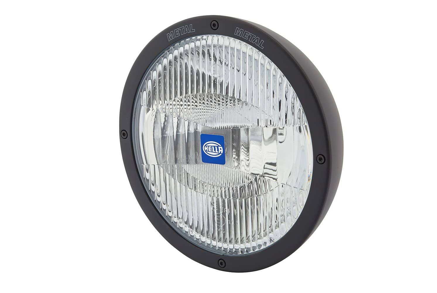 HELLA Halogen Fernscheinwerfer - Luminator Metal - 12V / 24V - rund - Referenzzahl: 17.5 - gemusterte Streuscheibe - glasklar - Kabel: 800mm - links/rechts - 1F8 007 560-011 HELLA Halogen Fernscheinwerfer - Luminator Metal - 12V / 24V - rund - Referenzzahl: 17.5 - gemusterte Streuscheibe - glasklar - Kabel: 800mm - links/rechts - 1F8 007 560-011 von Hella