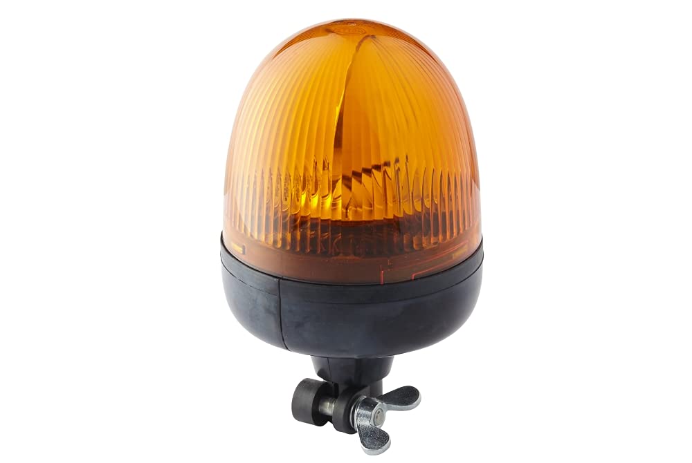 HELLA 2RL 009 506-011 Halogen-Rundumkennleuchte - Rota Compact - 24V - gelb - Rohrstutzen, flexibel HELLA 2RL 009 506-011 Halogen-Rundumkennleuchte - Rota Compact - 24V - gelb - Rohrstutzen, flexibel von Hella
