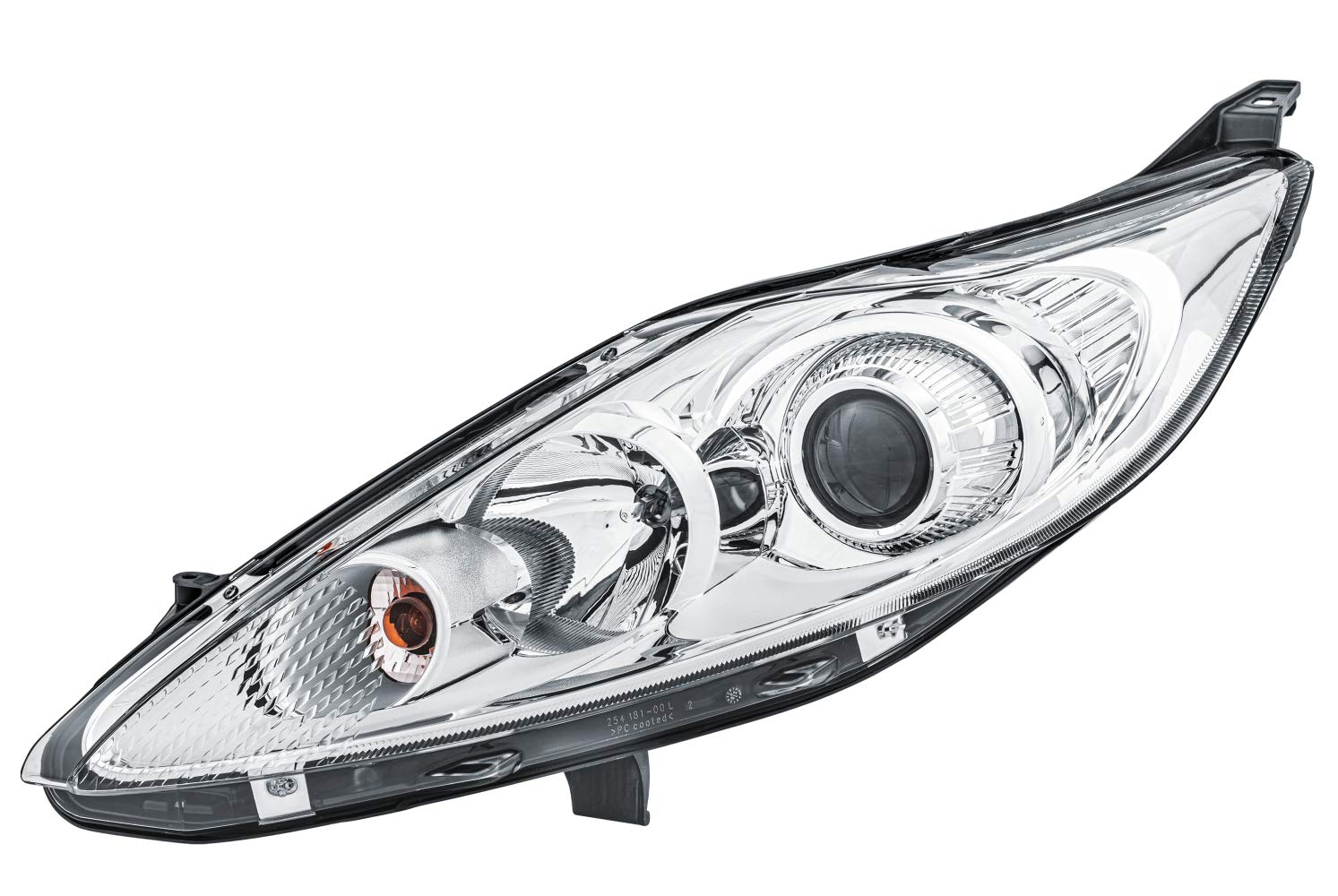 HELLA 1EL 247 045-351 FF/DE/Halogen Scheinwerfer - für u.a. Ford Fiesta VI (CB1, CCN) - Ghia, Sport - chrom - ECE - für Rechtsverkehr - links HELLA 1EL 247 045-351 FF/DE/Halogen Scheinwerfer - für u.a. Ford Fiesta VI (CB1, CCN) - Ghia, Sport - chrom - ECE - für Rechtsverkehr - links von Hella