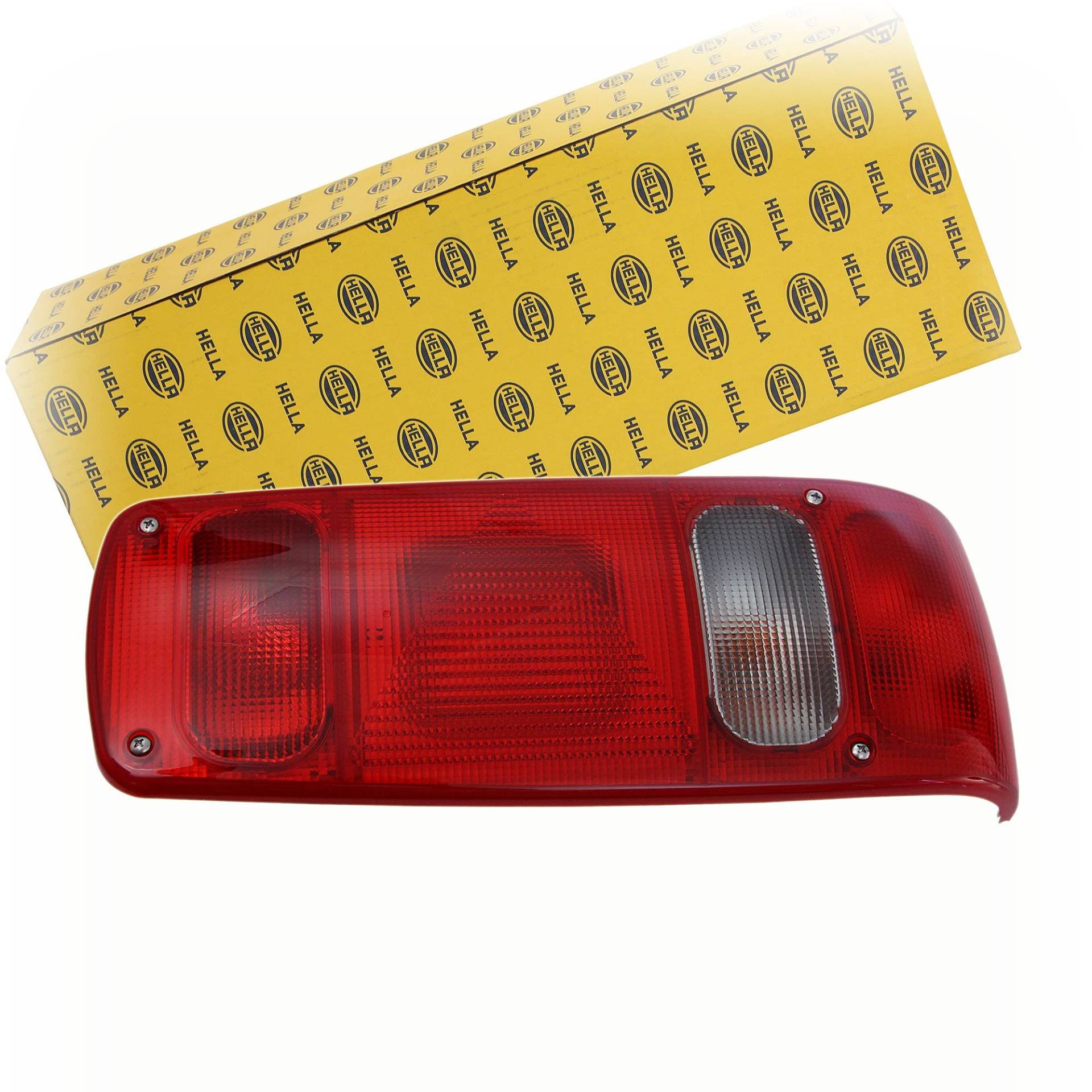 HELLA Rückleuchte - Caraluna I - für Wohnwagen und Wohnmobil - Glühlampe - 12V - Einbau/geschraubt - ECE/nicht SAE - Lichtscheibenfarbe: weiß/rot - Stecker: Flachstecker - rechts - 2VA 007 502-061 HELLA Rückleuchte - Caraluna I - für Wohnwagen und Wohnmobil - Glühlampe - 12V - Einbau/geschraubt - ECE/nicht SAE - Lichtscheibenfarbe: weiß/rot - Stecker: Flachstecker - rechts - 2VA 007 502-061 von Hella