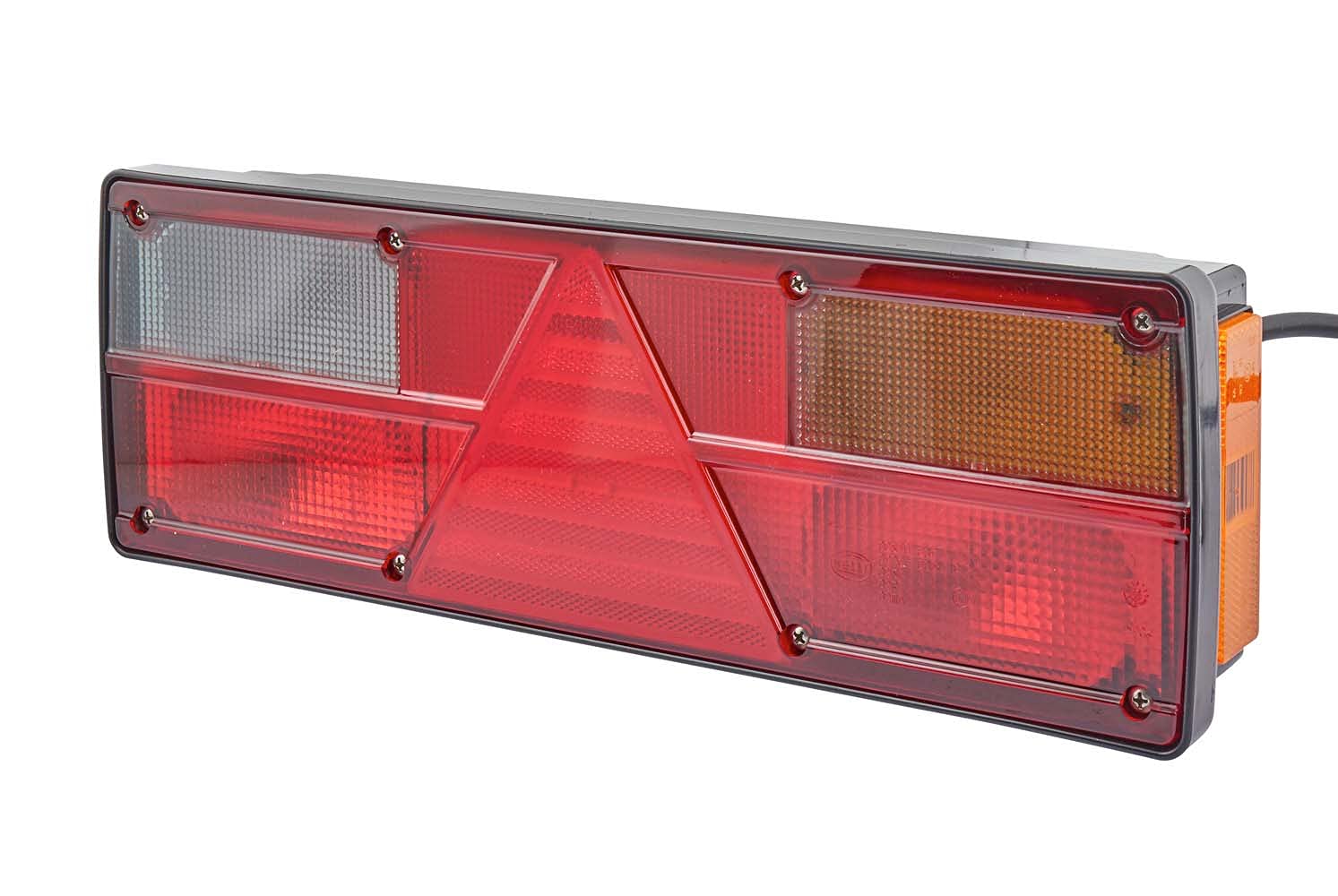HELLA Heckleuchte - EasyConn I - Glühlampe - 24V - Anbau/geschraubt - ECE/ADR/GGVS/nicht SAE - Lichtscheibenfarbe: mehrfarbig - Kabel: 1700mm - Stecker: Flachstecker - rechts - 2VP 340 450-141 HELLA Heckleuchte - EasyConn I - Glühlampe - 24V - Anbau/geschraubt - ECE/ADR/GGVS/nicht SAE - Lichtscheibenfarbe: mehrfarbig - Kabel: 1700mm - Stecker: Flachstecker - rechts - 2VP 340 450-141 von Hella
