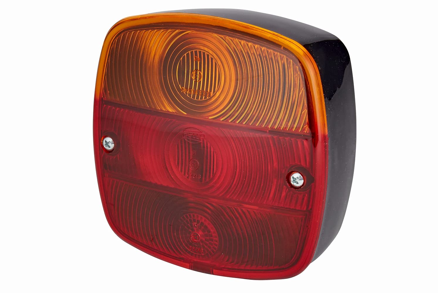 HELLA 2SD 002 514-161 Heckleuchte - Glühlampe - 12/12V - Anbau/geschraubt - Lichtscheibenfarbe: rot/gelb - Stecker: Schraubkontakt - links/rechts - Menge: 1 HELLA 2SD 002 514-161 Heckleuchte - Glühlampe - 12/12V - Anbau/geschraubt - Lichtscheibenfarbe: rot/gelb - Stecker: Schraubkontakt - links/rechts - Menge: 1 von Hella