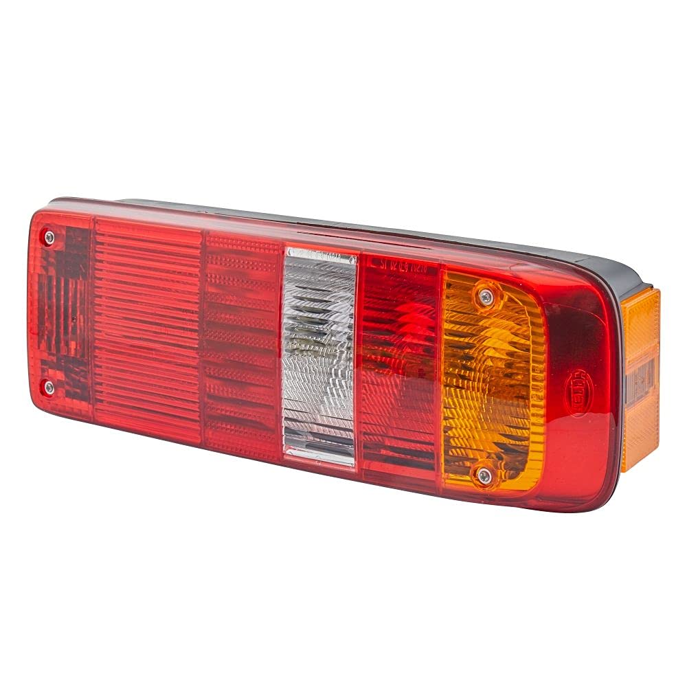 HELLA Heckleuchte - Glühlampe - 24V - Einbau/geschraubt - ECE/ADR/GGVS - Lichtscheibenfarbe: mehrfarbig - Stecker: Rundstecker - links - Menge: 1 - 2VP 340 888-011 HELLA Heckleuchte - Glühlampe - 24V - Einbau/geschraubt - ECE/ADR/GGVS - Lichtscheibenfarbe: mehrfarbig - Stecker: Rundstecker - links - Menge: 1 - 2VP 340 888-011 von Hella