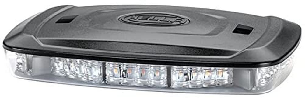 HELLA LED Warnleuchte - Micro Lightbar - 12V / 24V - gelb - Magnetbefestigung - Kabel: 2500mm - Anbau - 2RL 014 566-121 HELLA LED Warnleuchte - Micro Lightbar - 12V / 24V - gelb - Magnetbefestigung - Kabel: 2500mm - Anbau - 2RL 014 566-121 von Hella