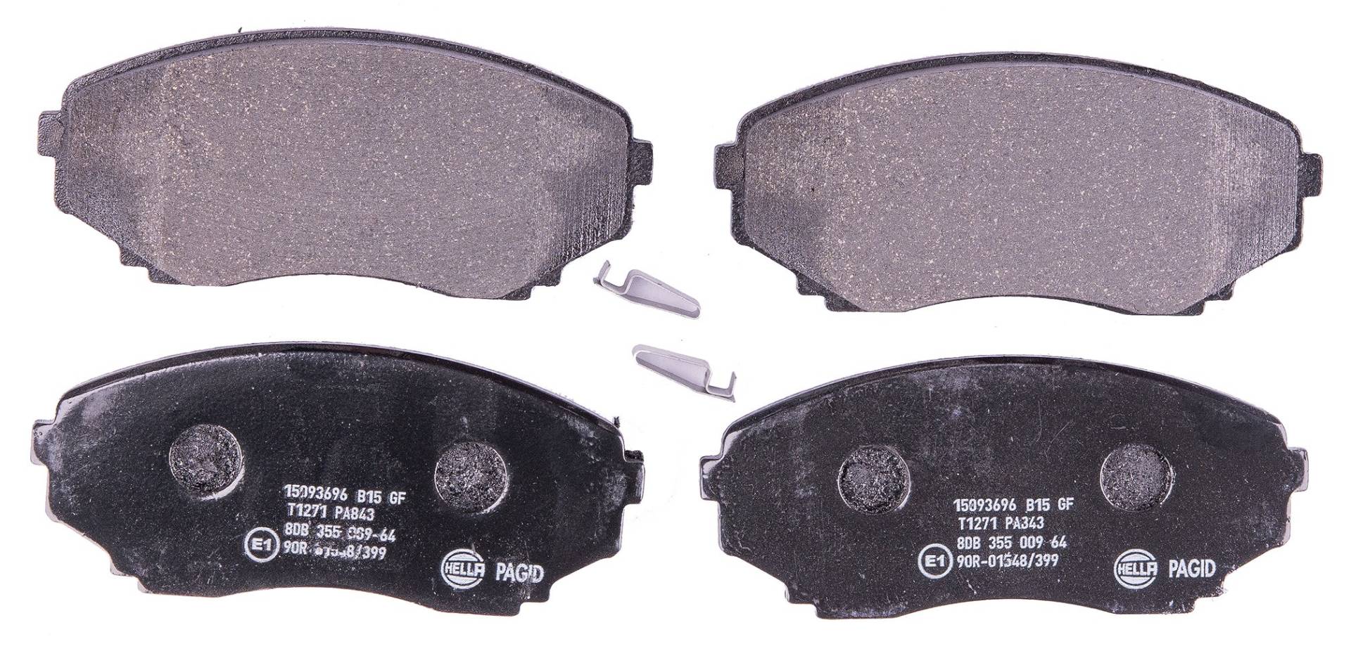 HELLA Bremsbeläge vorne - inkl. Warnkontakt - vier Bremsbeläge pro Set - T1271 - für u.a. MAZDA - 8DB 355 009-641 HELLA Bremsbeläge vorne - inkl. Warnkontakt - vier Bremsbeläge pro Set - T1271 - für u.a. MAZDA - 8DB 355 009-641 von Hella