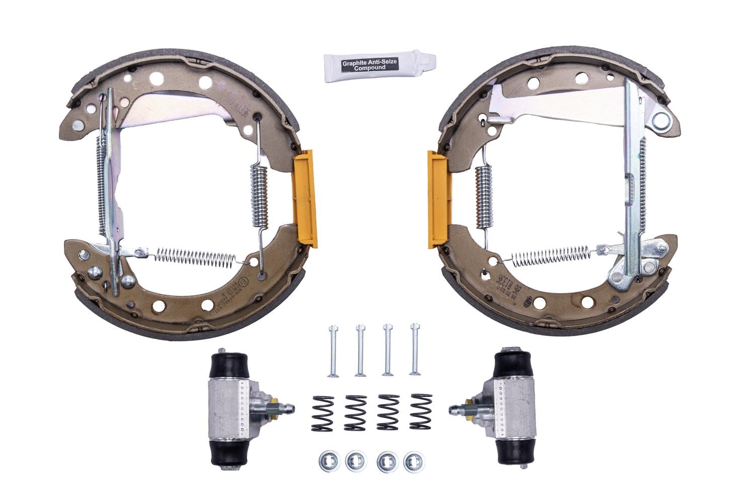 HELLA 8DB 355 022-711 Bremsbackensatz - R1336 - Bremssystem: VAG - für u.a. AUDI / SEAT / VOLKSWAGEN von Hella