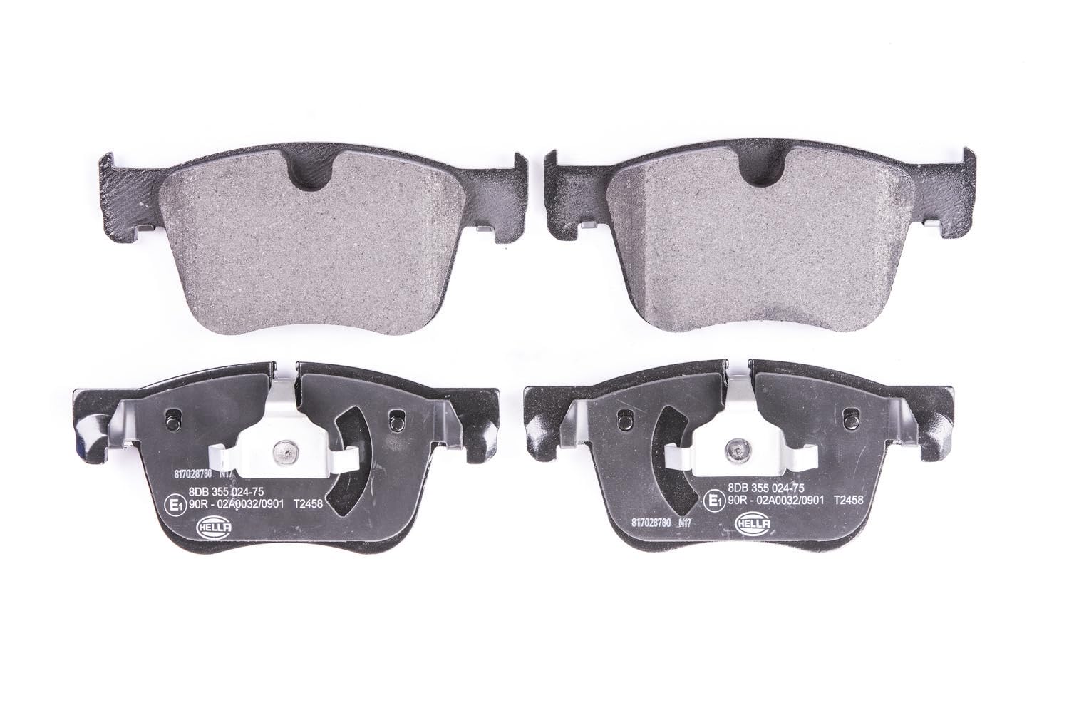 HELLA Bremsbeläge vorne - nicht für Verschleißwarnanzeiger vorbereitet - vier Bremsbeläge pro Set - T2458 - für u.a. CITROEN / PEUGEOT - 8DB 355 024-751 HELLA Bremsbeläge vorne - nicht für Verschleißwarnanzeiger vorbereitet - vier Bremsbeläge pro Set - T2458 - für u.a. CITROEN / PEUGEOT - 8DB 355 024-751 von Hella