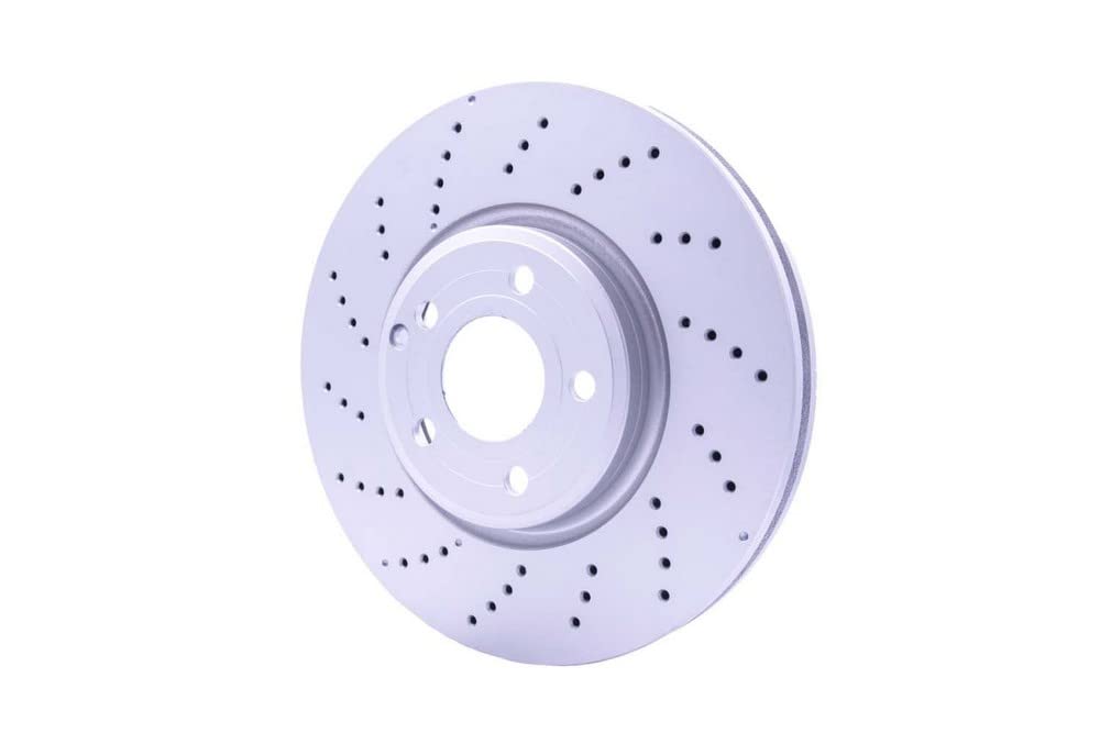 HELLA 8DD 355 122-911 Bremsscheibe - 55777PRO_HC - hochgekohlt - beschichtet - 322mm - 32mm - gelocht/innenbelüftet - für u.a. MERCEDES-BENZ HELLA 8DD 355 122-911 Bremsscheibe - 55777PRO_HC - hochgekohlt - beschichtet - 322mm - 32mm - gelocht/innenbelüftet - für u.a. MERCEDES-BENZ von Hella