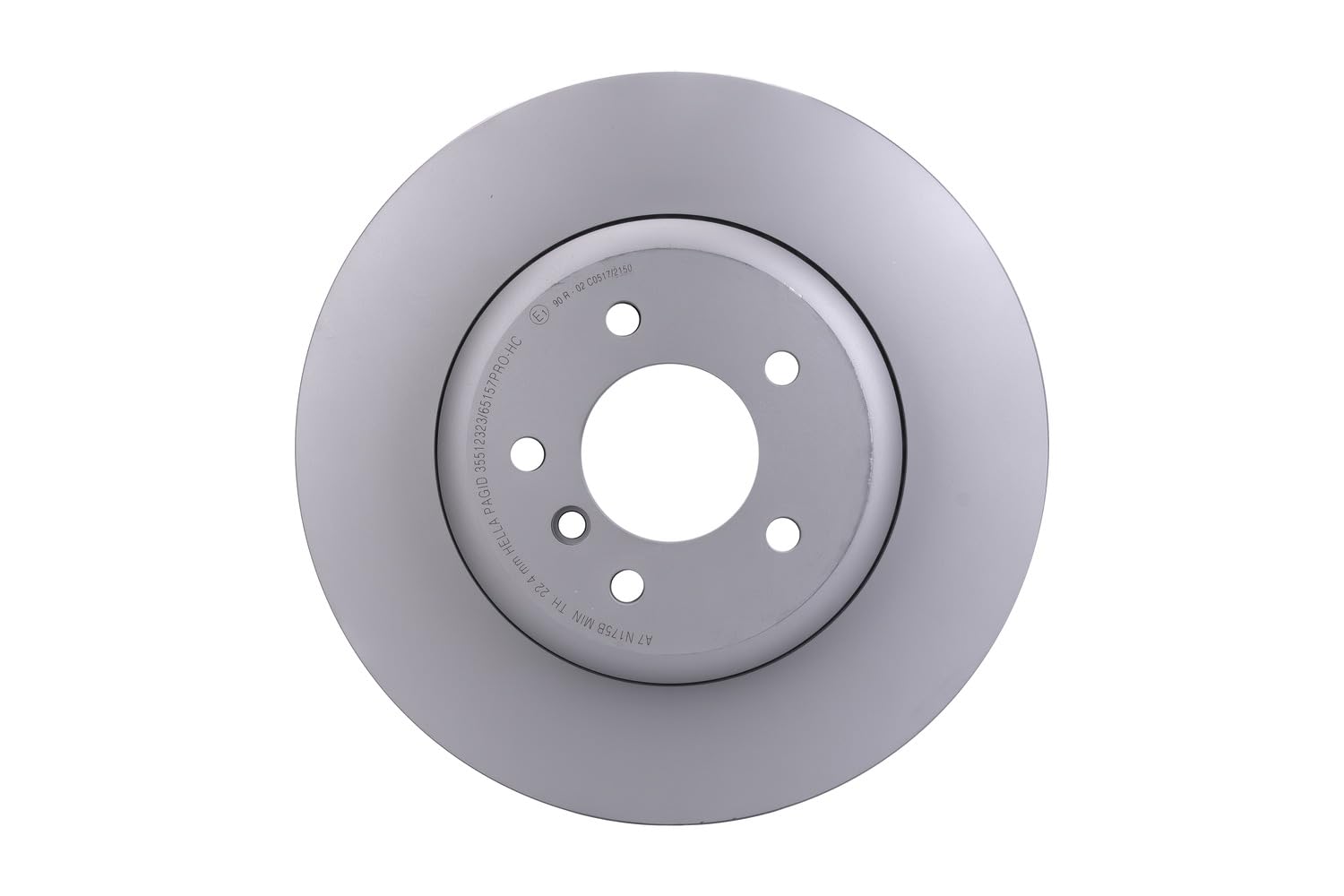 HELLA 8DD 355 123-231 Bremsscheibe - 65157PRO_HC - hochgekohlt - beschichtet - 345mm - 24mm - zweiteilige Bremsscheibe/außenbelüftet - für u.a. BMW HELLA 8DD 355 123-231 Bremsscheibe - 65157PRO_HC - hochgekohlt - beschichtet - 345mm - 24mm - zweiteilige Bremsscheibe/außenbelüftet - für u.a. BMW von Hella