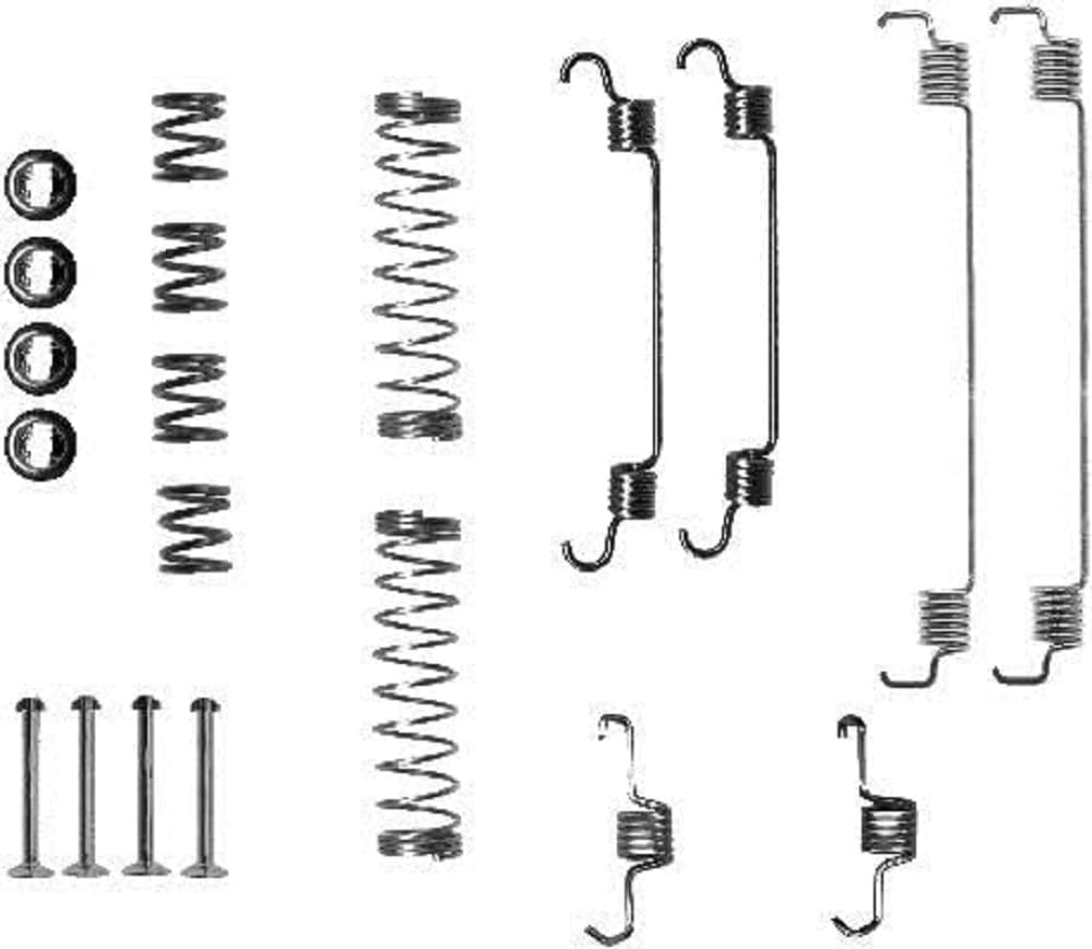 HELLA 8DZ 355 200-741 Zubehörsatz, Bremsbacken - X0130 - Bremssystem: Bosch - für u.a. CITROEN / PEUGEOT HELLA 8DZ 355 200-741 Zubehörsatz, Bremsbacken - X0130 - Bremssystem: Bosch - für u.a. CITROEN / PEUGEOT von Hella