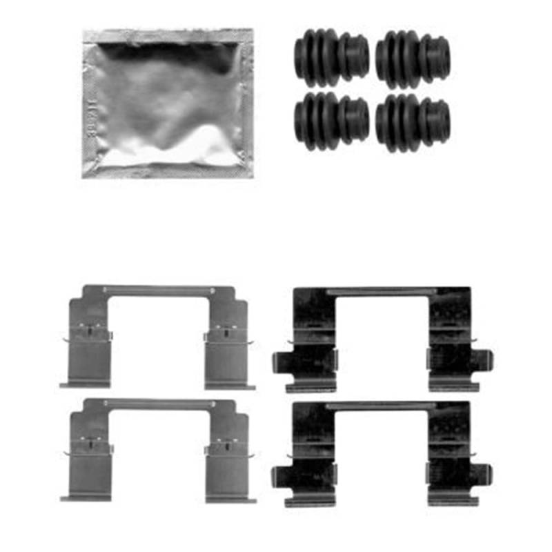 HELLA 8DZ 355 205-281 Zubehörsatz, Scheibenbremsbelag - K0464 - Bremssystem: Akebono - für u.a. HONDA HELLA 8DZ 355 205-281 Zubehörsatz, Scheibenbremsbelag - K0464 - Bremssystem: Akebono - für u.a. HONDA von Hella