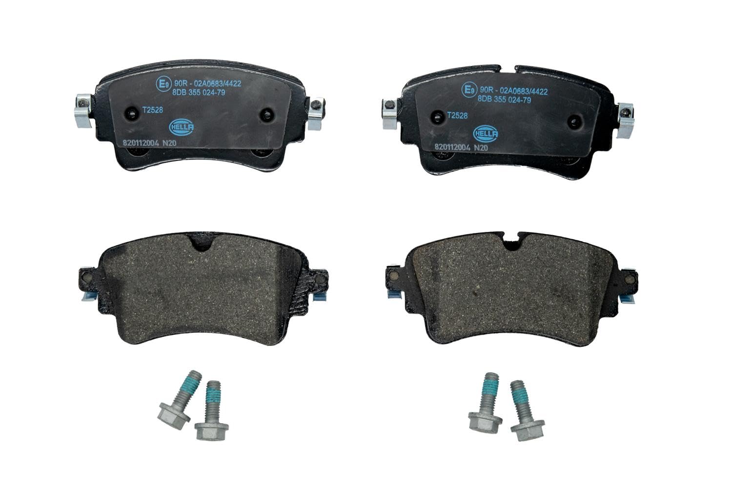HELLA Bremsbeläge hinten - für Verschleißwarnanzeiger vorbereitet - vier Bremsbeläge pro Set - T2528 - für u.a. AUDI / VOLKSWAGEN - 8DB 355 024-791 HELLA Bremsbeläge hinten - für Verschleißwarnanzeiger vorbereitet - vier Bremsbeläge pro Set - T2528 - für u.a. AUDI / VOLKSWAGEN - 8DB 355 024-791 von Hella