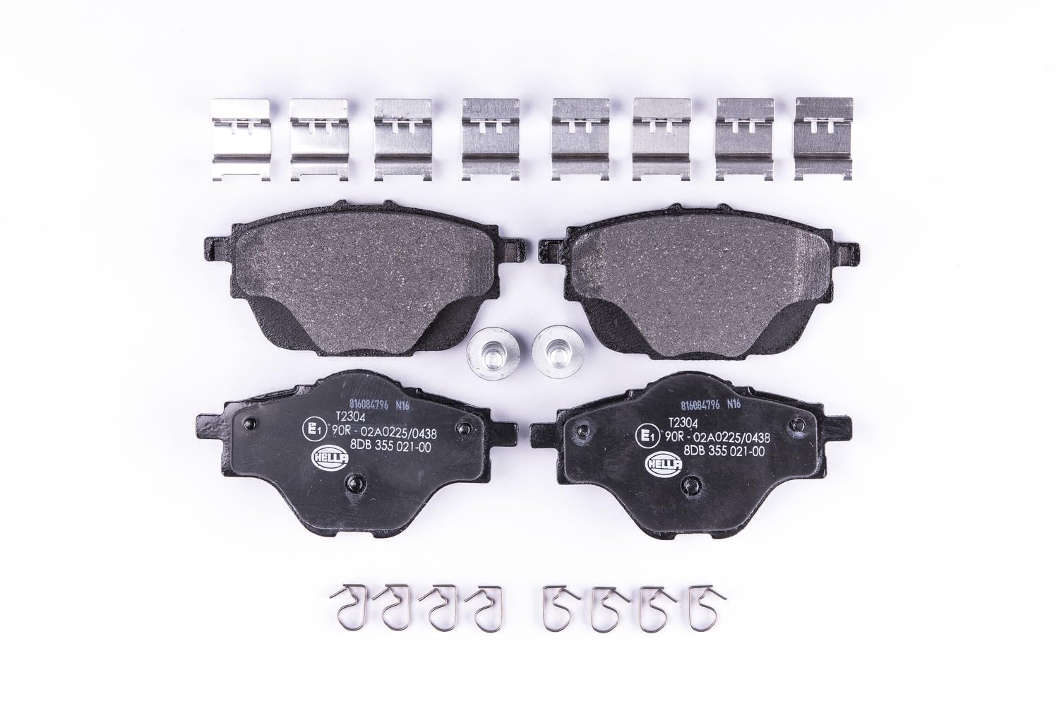 HELLA Bremsbeläge hinten - nicht für Verschleißwarnanzeiger vorbereitet - vier Bremsbeläge pro Set - T2304 - für u.a. CITROEN / OPEL / PEUGEOT / VAUXHALL - 8DB 355 021-001 HELLA Bremsbeläge hinten - nicht für Verschleißwarnanzeiger vorbereitet - vier Bremsbeläge pro Set - T2304 - für u.a. CITROEN / OPEL / PEUGEOT / VAUXHALL - 8DB 355 021-001 von Hella