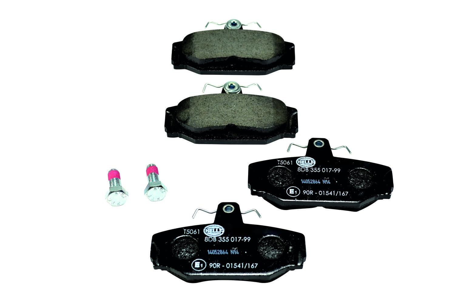 HELLA Bremsbeläge hinten - nicht für Verschleißwarnanzeiger vorbereitet - vier Bremsbeläge pro Set - T5061 - für u.a. VOLVO - 8DB 355 017-991 HELLA Bremsbeläge hinten - nicht für Verschleißwarnanzeiger vorbereitet - vier Bremsbeläge pro Set - T5061 - für u.a. VOLVO - 8DB 355 017-991 von Hella