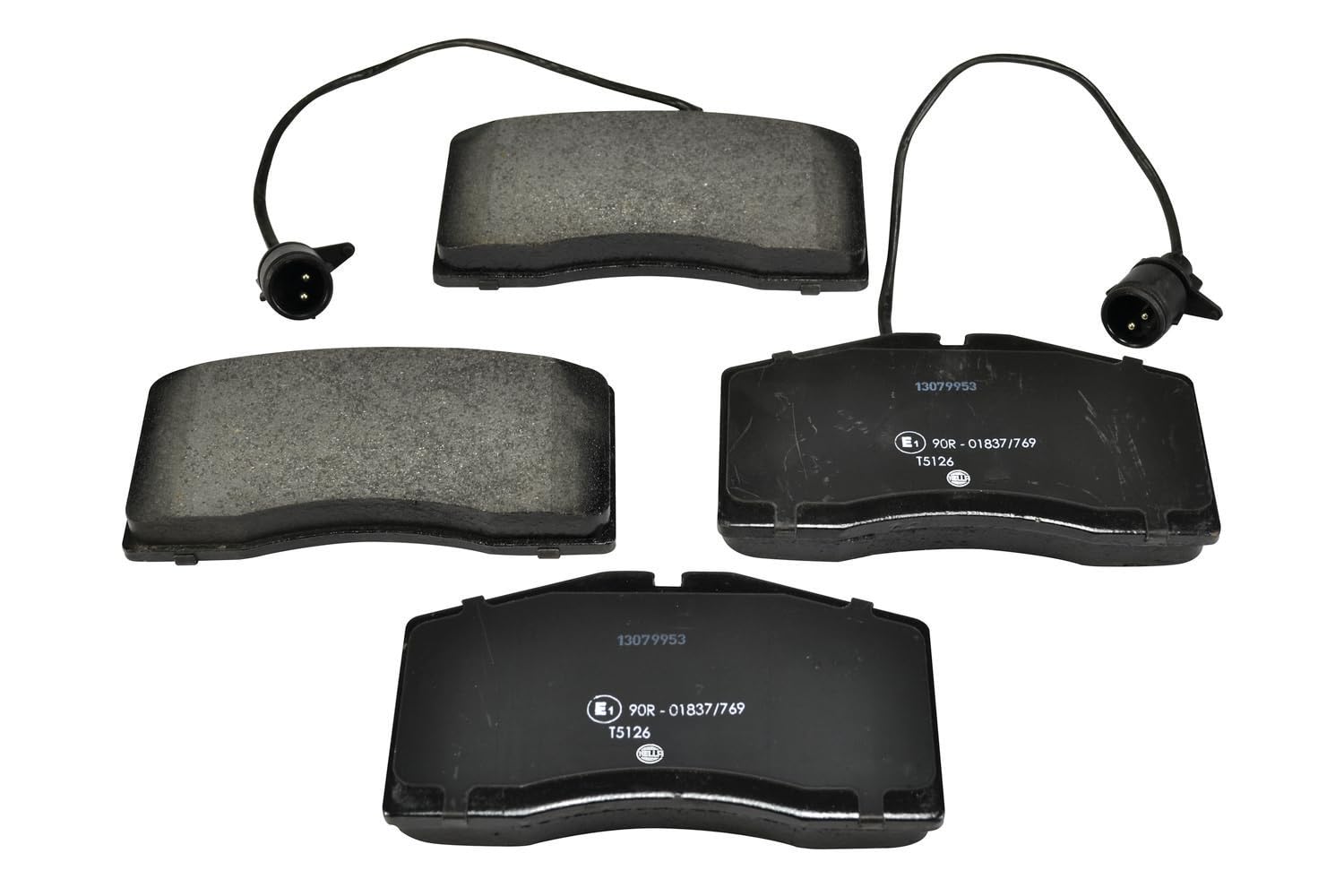 HELLA Bremsbeläge vorne - mit Warnkontakt - vier Bremsbeläge pro Set - T5126 - für u.a. AUDI - 8DB 355 018-491 HELLA Bremsbeläge vorne - mit Warnkontakt - vier Bremsbeläge pro Set - T5126 - für u.a. AUDI - 8DB 355 018-491 von Hella