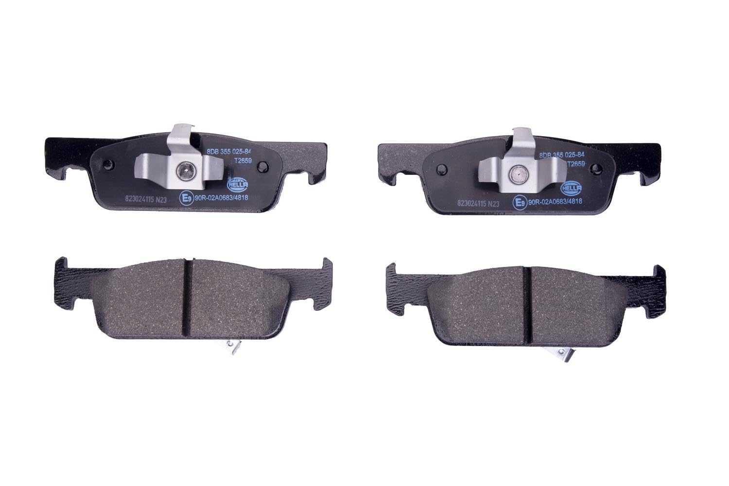 HELLA Bremsbeläge vorne - mit akustischer Verschleißwarnung - vier Bremsbeläge pro Set - T2659 - für u.a. SMART - 8DB 355 025-841 HELLA Bremsbeläge vorne - mit akustischer Verschleißwarnung - vier Bremsbeläge pro Set - T2659 - für u.a. SMART - 8DB 355 025-841 von Hella