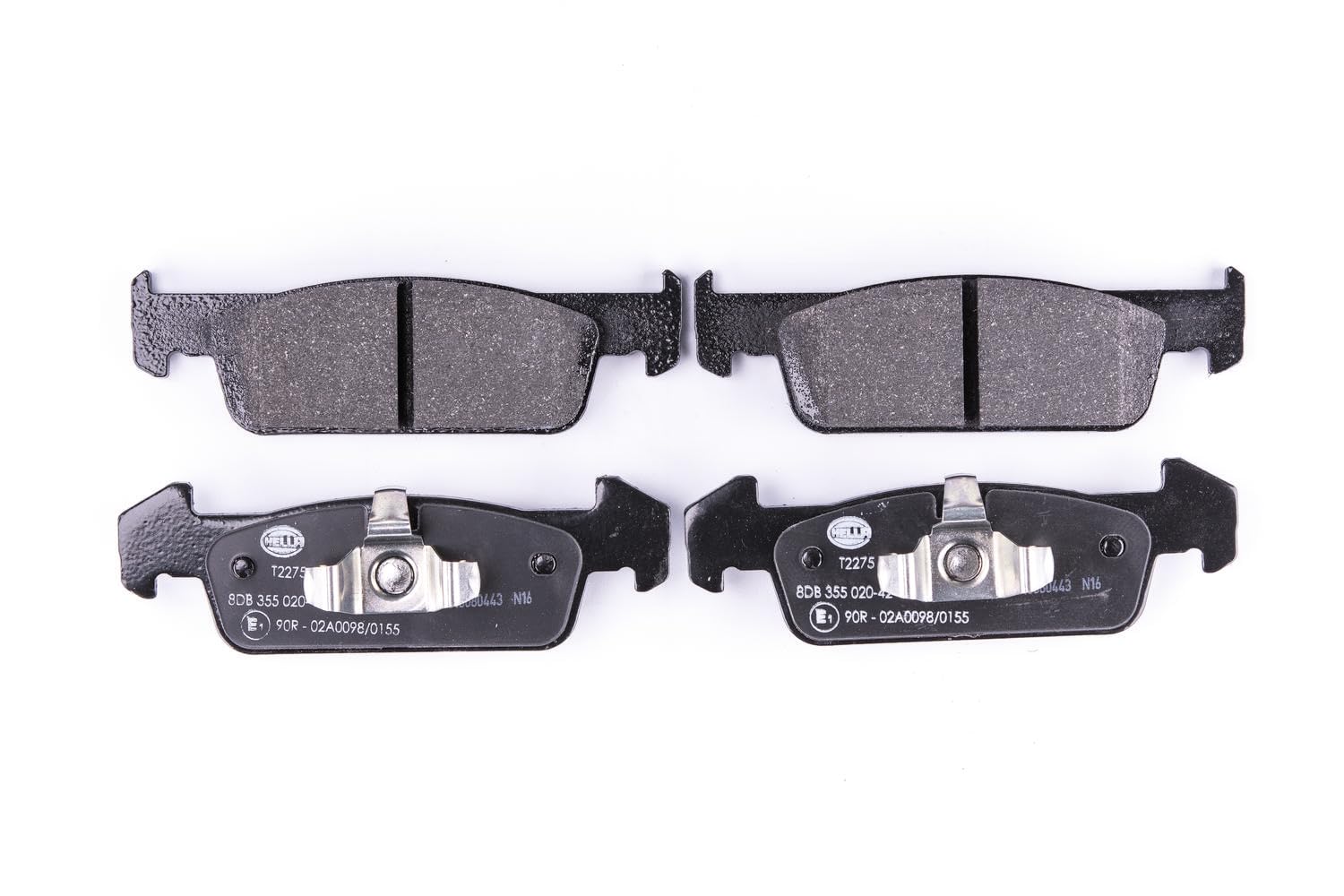 HELLA Bremsbeläge vorne - nicht für Verschleißwarnanzeiger vorbereitet - vier Bremsbeläge pro Set - T2275 - für u.a. DACIA / RENAULT - 8DB 355 020-421 HELLA Bremsbeläge vorne - nicht für Verschleißwarnanzeiger vorbereitet - vier Bremsbeläge pro Set - T2275 - für u.a. DACIA / RENAULT - 8DB 355 020-421 von Hella