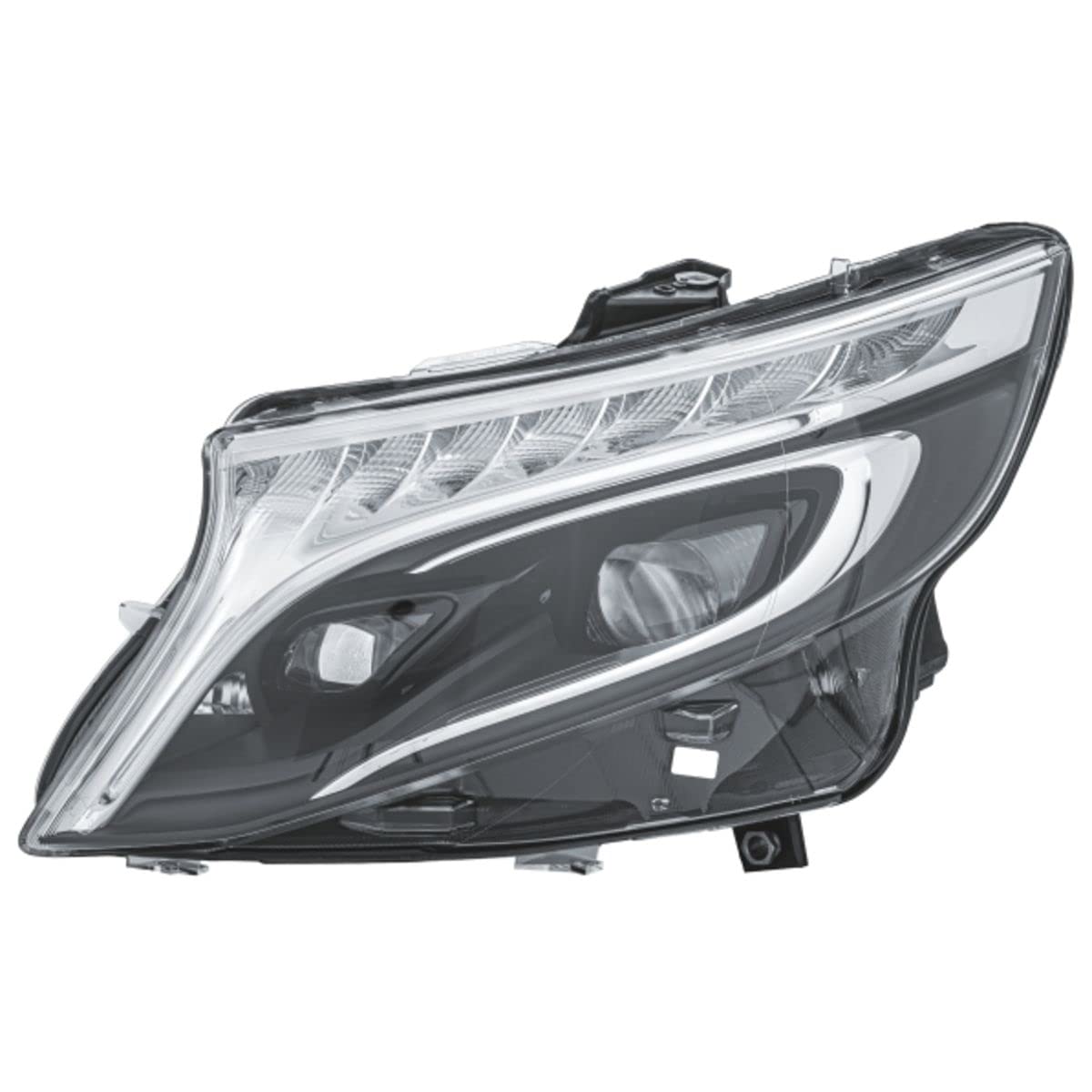 HELLA 1EX 011 284-271 LED-Hauptscheinwerfer - für u.a. MERCEDES-BENZ VITO Tourer (W447) - grau - ECE/CCC - für Rechtsverkehr - links, Fahrzeugfarbe HELLA 1EX 011 284-271 LED-Hauptscheinwerfer - für u.a. MERCEDES-BENZ VITO Tourer (W447) - grau - ECE/CCC - für Rechtsverkehr - links, Fahrzeugfarbe von Hella