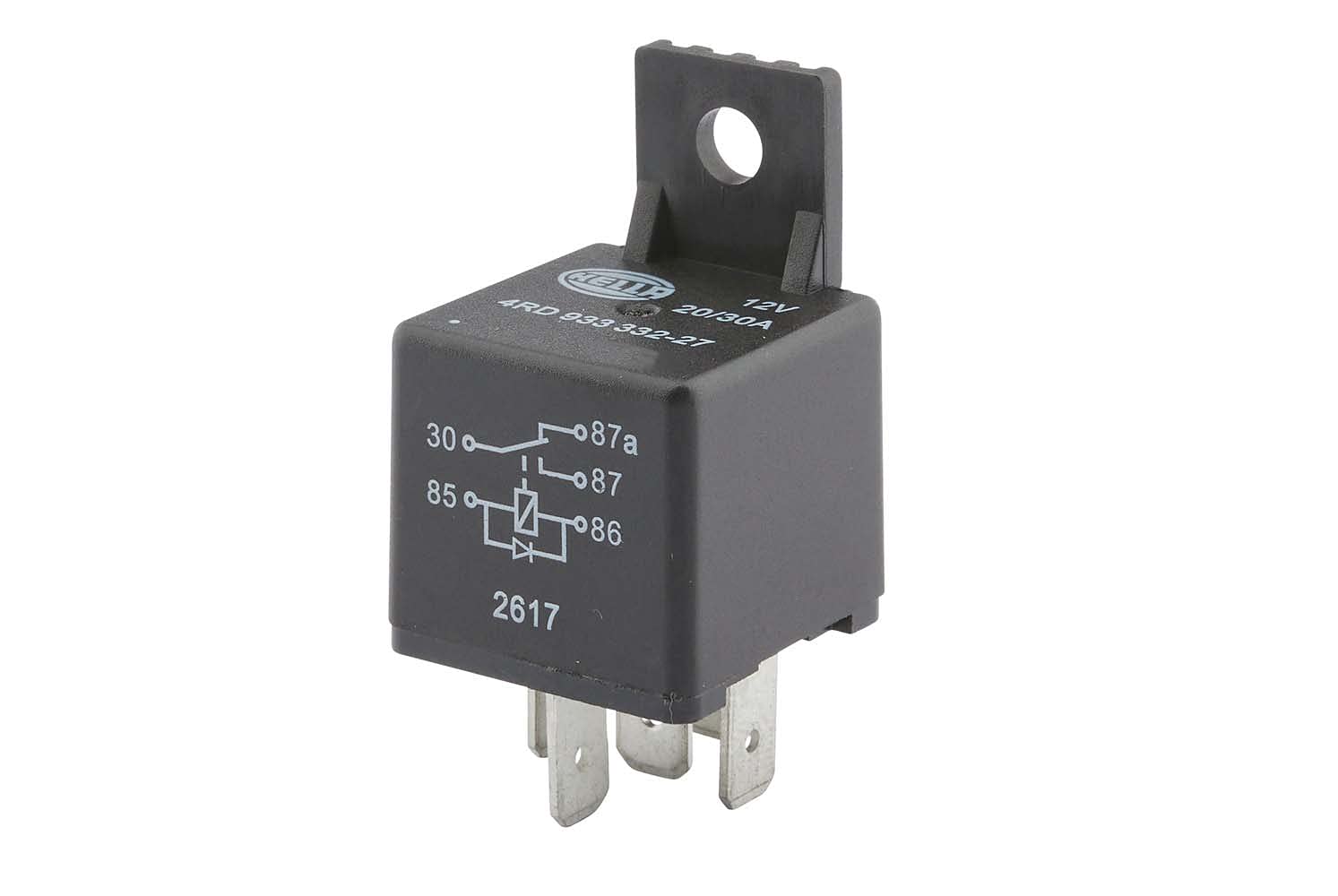 HELLA Relais, Arbeitsstrom - 12V - 5-polig - Wechsler - mit Halter - Menge: 40 - 4RD 933 332-277 HELLA Relais, Arbeitsstrom - 12V - 5-polig - Wechsler - mit Halter - Menge: 40 - 4RD 933 332-277 von Hella