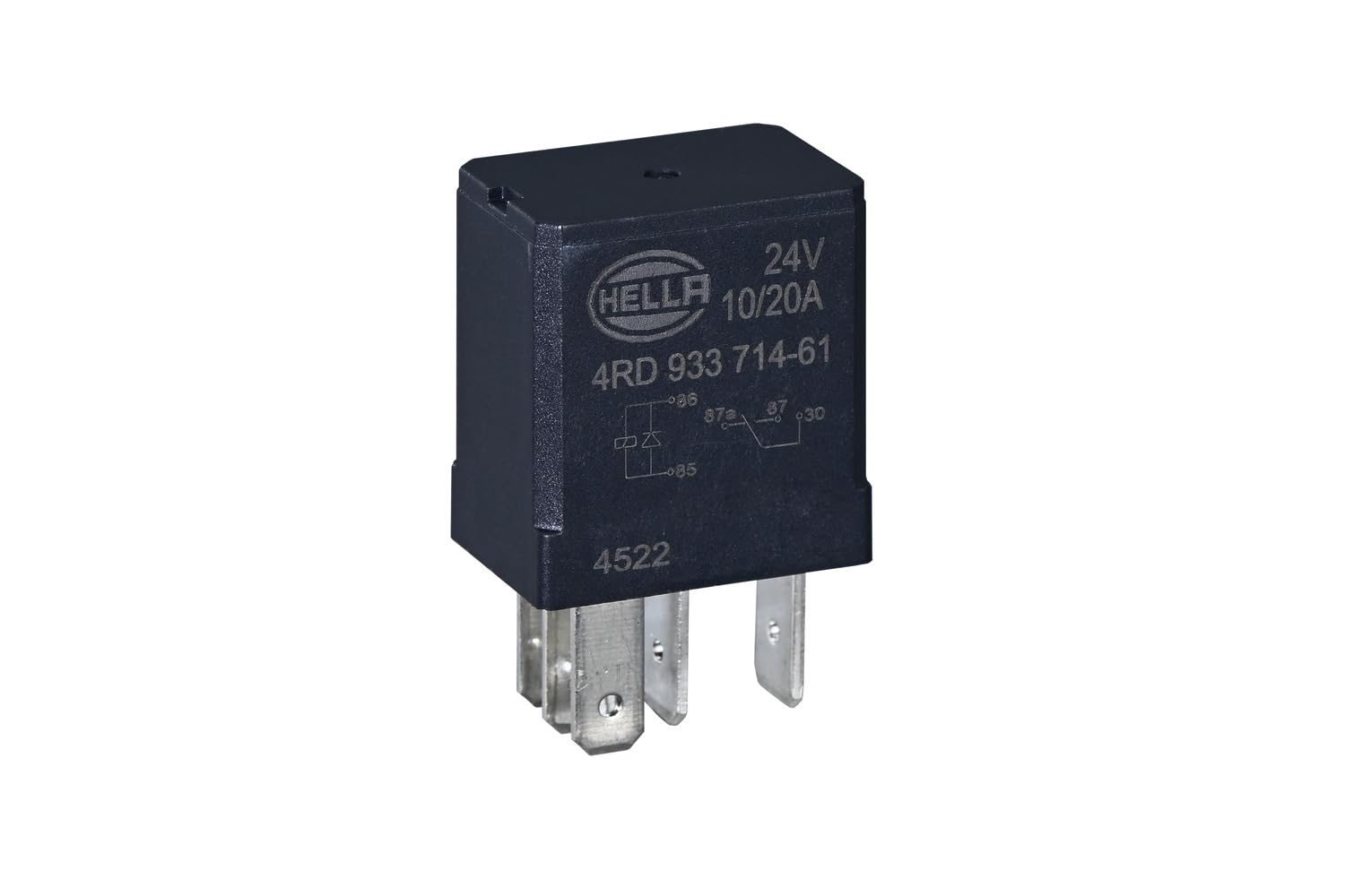 HELLA Relais, Arbeitsstrom - 24V - 5-polig - Wechsler - 4RD 933 714-611 HELLA Relais, Arbeitsstrom - 24V - 5-polig - Wechsler - 4RD 933 714-611 von Hella