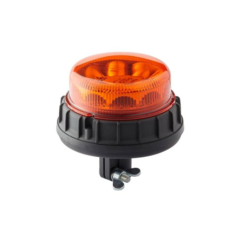 HELLA Rundumleuchte - LED Warnleuchte - Blitzleuchte - K-LED 2.0 F - 12V / 24V - gelb - Rohrstutzen - Menge: 1 - 2XD 011 557-811 von Hella