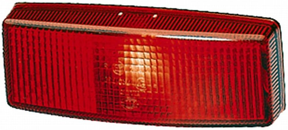 HELLA - Schlussleuchte - Halogen - 12V - Anbau - Lichtscheibenfarbe: rot - Stecker: Male - links/rechts - Menge: 20 - 2SA 006 717-001 von Hella