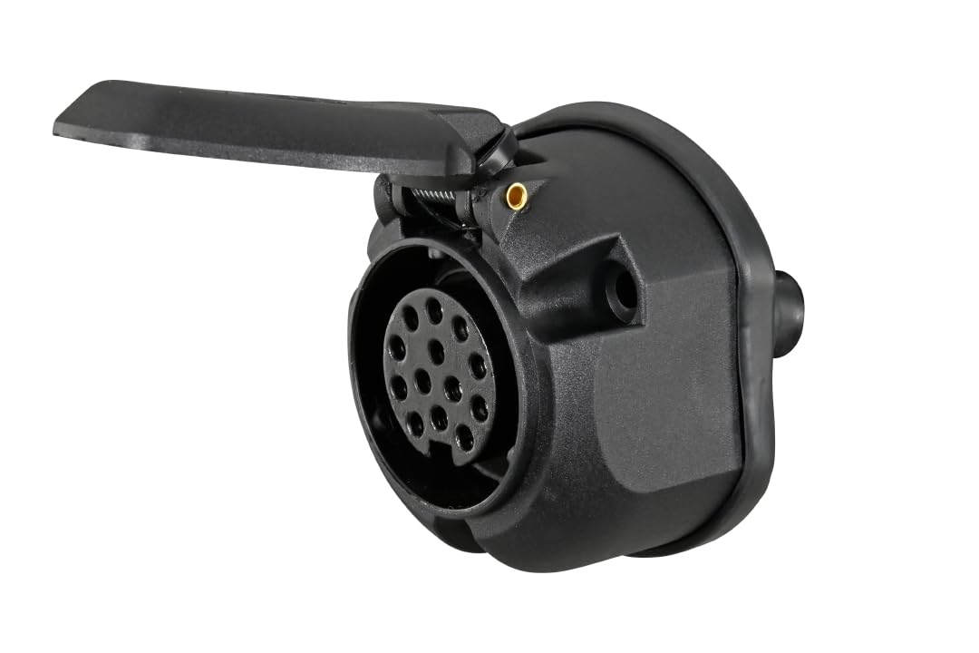 HELLA Steckdose - 12V - 13-polig - Stecker: Schraubkontakt - Ø: 72mm - schwarz - DIN/ISO: 11446 - Menge: 1 - 8JB 005 949-011 HELLA Steckdose - 12V - 13-polig - Stecker: Schraubkontakt - Ø: 72mm - schwarz - DIN/ISO: 11446 - Menge: 1 - 8JB 005 949-011 von Hella
