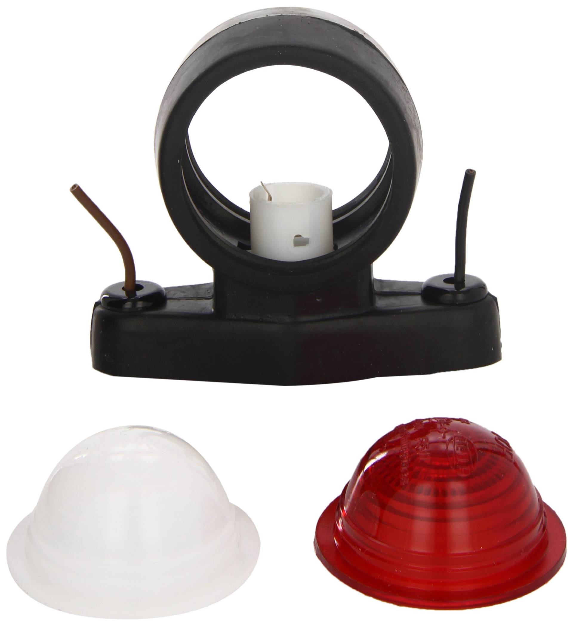 HELLA 2XS 955 031-001 Umrissleuchte - Begrenzungsleuchte - Anhänger - Wohnwagen - Halogen - 24V - Anbau - ECE/ADR/GGVS - Lichtscheibenfarbe: milchweiß/rot/weiß - seitlicher Anbau HELLA 2XS 955 031-001 Umrissleuchte - Begrenzungsleuchte - Anhänger - Wohnwagen - Halogen - 24V - Anbau - ECE/ADR/GGVS - Lichtscheibenfarbe: milchweiß/rot/weiß - seitlicher Anbau von Hella