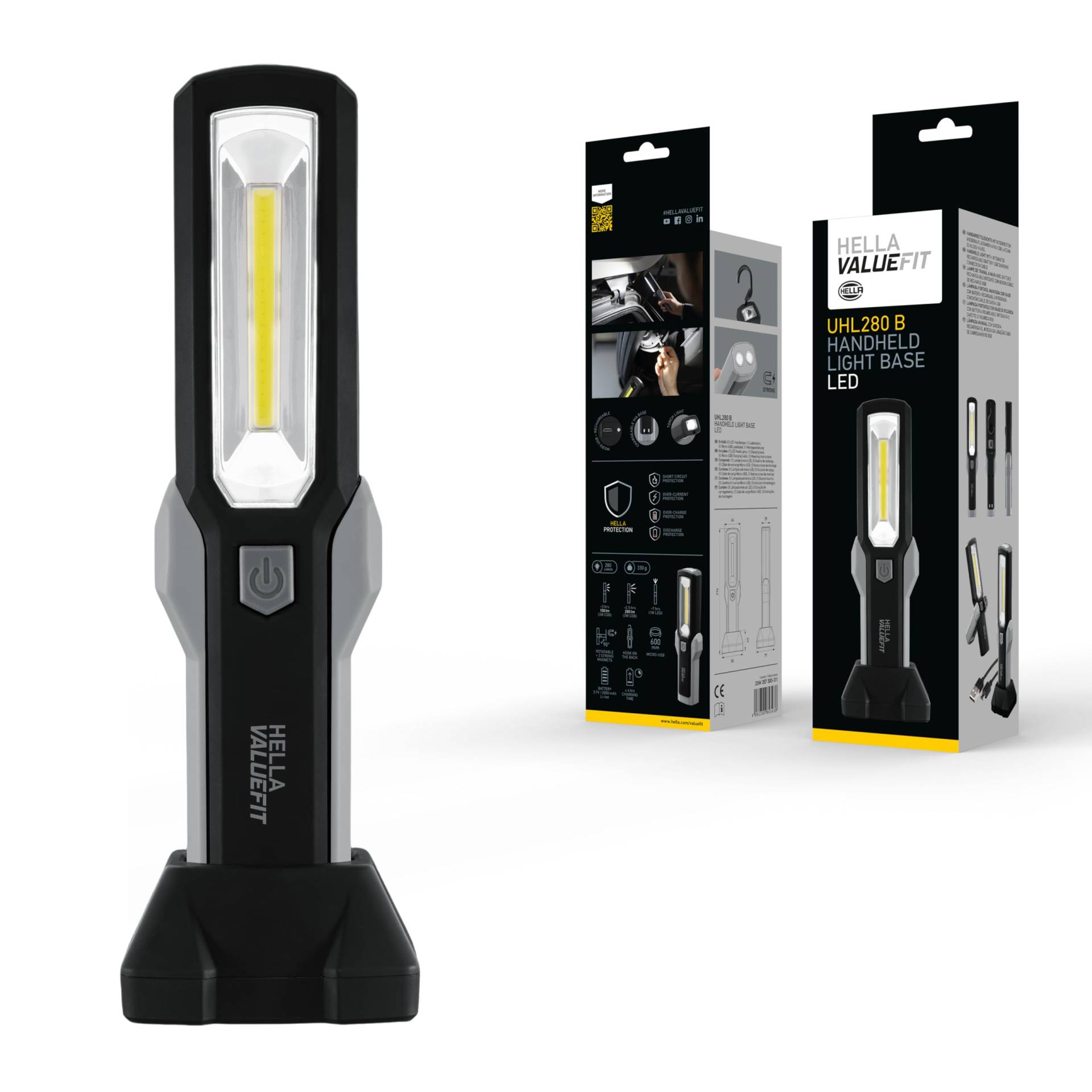 HELLA VALUEFIT LED Handleuchte UHL280 Base - 3.7V - mit Dockingstation/mit Haken/mit Magnet - 2XM 357 300-311 HELLA VALUEFIT LED Handleuchte UHL280 Base - 3.7V - mit Dockingstation/mit Haken/mit Magnet - 2XM 357 300-311 von Hella