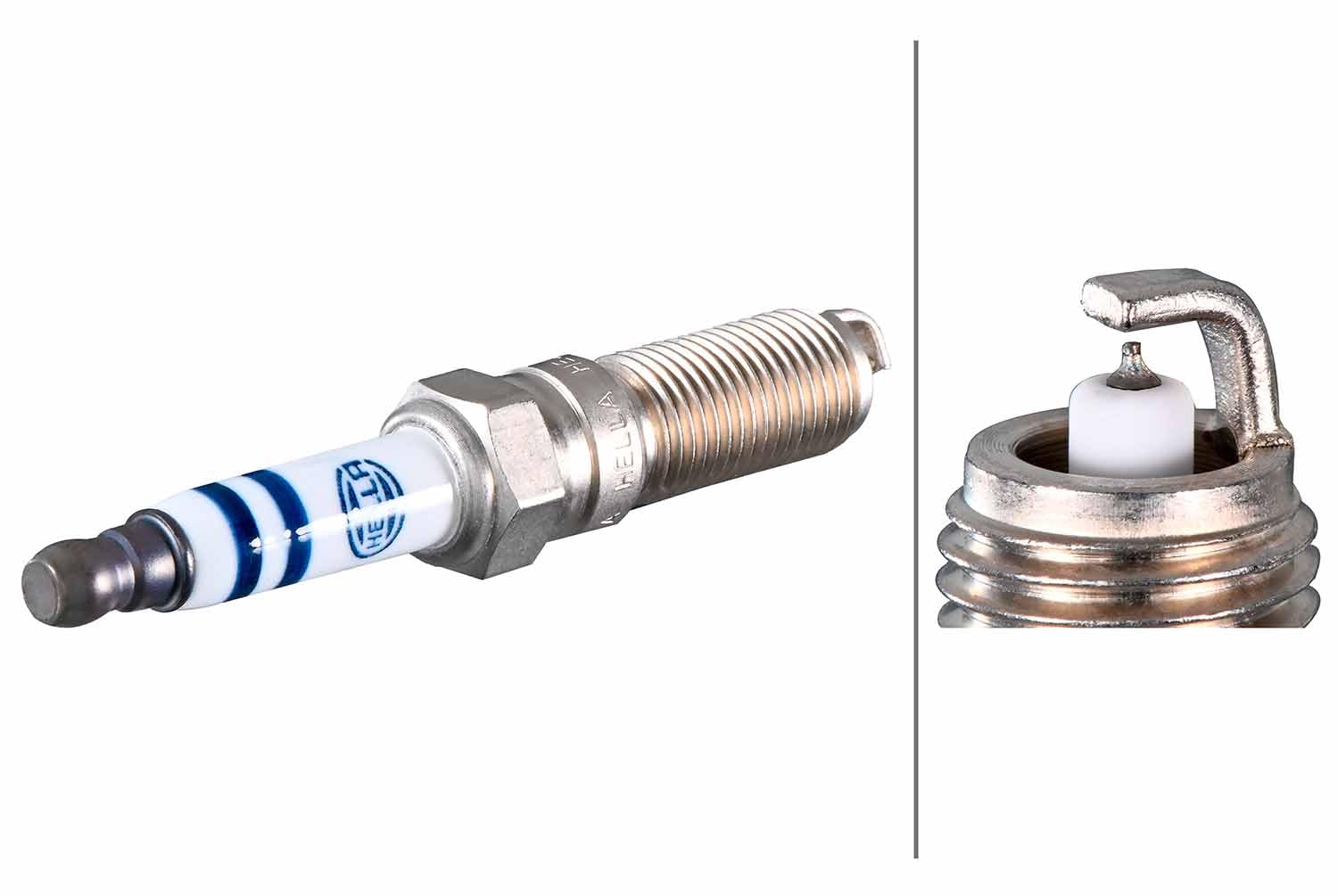HELLA 8EH 188 706-921 Zündkerze - Schlüsselweite: 14 - Gewindelänge: 25mm - Elektrodenabstand: 0.65mm HELLA 8EH 188 706-921 Zündkerze - Schlüsselweite: 14 - Gewindelänge: 25mm - Elektrodenabstand: 0.65mm von Hella