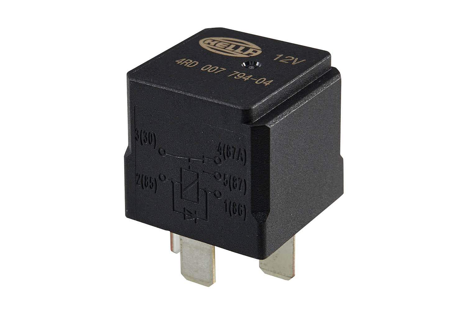 HELLA Relais, Arbeitsstrom - 12V - 5-polig - Schaltbild: W3 - Stecker: B1 - Öffner/Schließer/Wechsler - Farbe: schwarz - ohne Halter - 4RD 007 794-041 HELLA Relais, Arbeitsstrom - 12V - 5-polig - Schaltbild: W3 - Stecker: B1 - Öffner/Schließer/Wechsler - Farbe: schwarz - ohne Halter - 4RD 007 794-041 von Hella