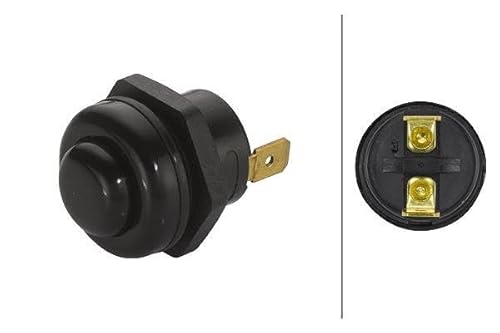 HELLA 6JF 001 571-131 Zünd-/Startschalter - Druckbetätigung - Anschlussanzahl: 2 - Schraubkontakt - geschraubt - Schließer - Bohrung-Ø: 22.5mm - Blechdicke: 6mm HELLA 6JF 001 571-131 Zünd-/Startschalter - Druckbetätigung - Anschlussanzahl: 2 - Schraubkontakt - geschraubt - Schließer - Bohrung-Ø: 22.5mm - Blechdicke: 6mm von Hella