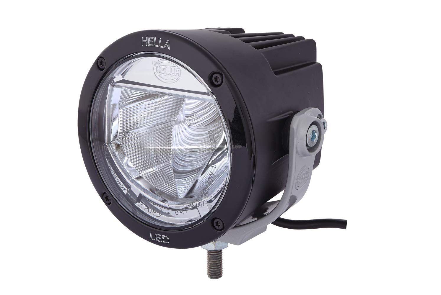 HELLA LED Fernscheinwerfer - Luminator X LED - 12V / 24V - rund - Referenzzahl: 37.5 - glasklare Streuscheibe - glasklar - Kabel: 3000mm - links/rechts - 1F0 012 206-011 HELLA LED Fernscheinwerfer - Luminator X LED - 12V / 24V - rund - Referenzzahl: 37.5 - glasklare Streuscheibe - glasklar - Kabel: 3000mm - links/rechts - 1F0 012 206-011 von Hella