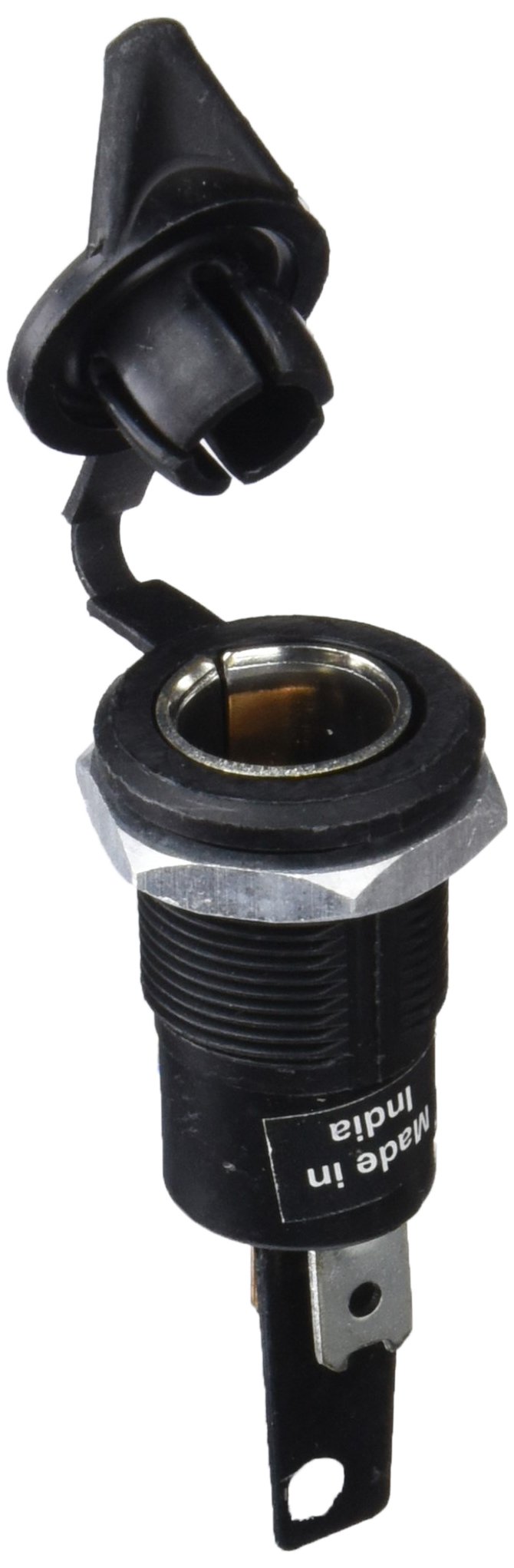 HELLA Steckdose - 12V - 1-polig - Flachsteckanschluss - Stecker: Flachstecker - Länge: 65.3mm - schwarz - DIN/ISO: 4165 - Blister - Menge: 1 - 8JB 004 777-002 HELLA Steckdose - 12V - 1-polig - Flachsteckanschluss - Stecker: Flachstecker - Länge: 65.3mm - schwarz - DIN/ISO: 4165 - Blister - Menge: 1 - 8JB 004 777-002 von Hella