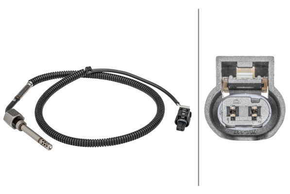 Sensor, Abgastemperatur Hella 6PT 358 181-411 von Hella
