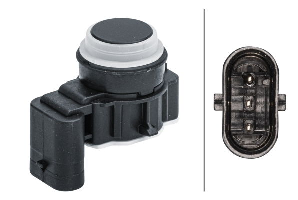 Sensor, Einparkhilfe außen vorne Hella 6PX 358 141-361 von Hella